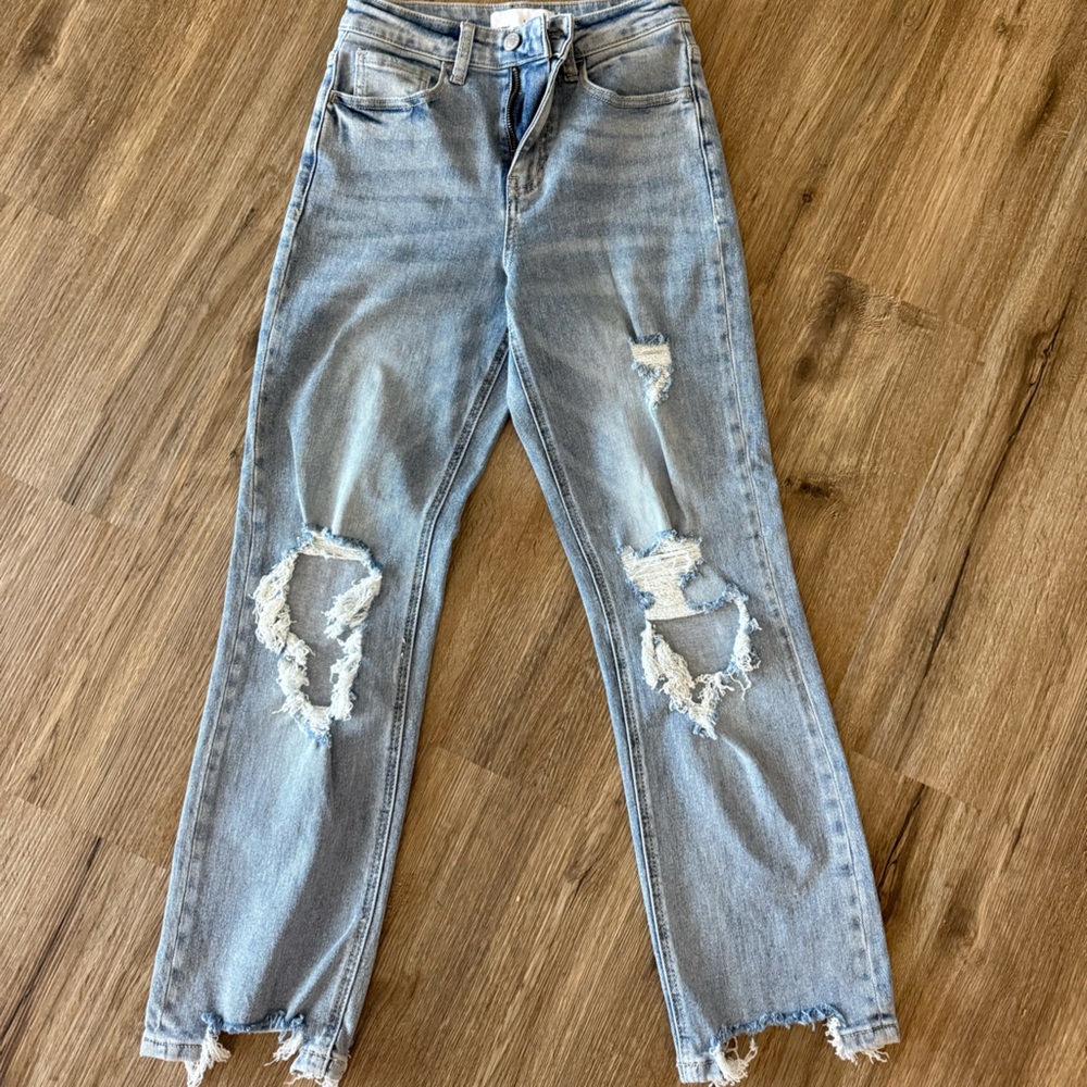 Vervet Distressed Light Blue Women's Jeans